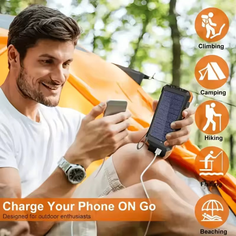 Portable Solar powered Phone charger battery